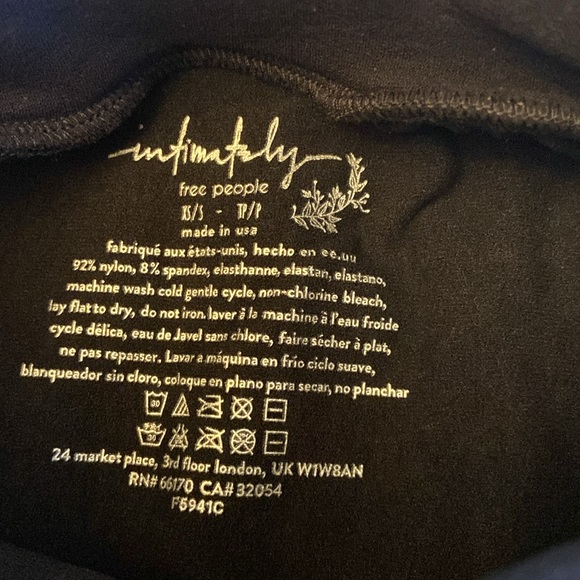 NEW! FREE PEOPLE Intimately How High Cifra Mesh Skirt Bike Shorts Black XS/S - Picture 4 of 8